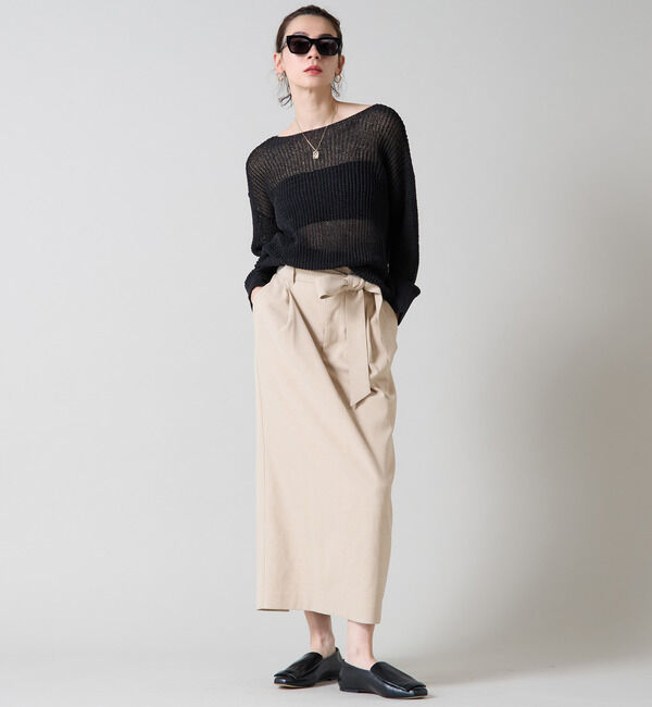 Liesse「ボートネックギマニット」|ニット・セーター|