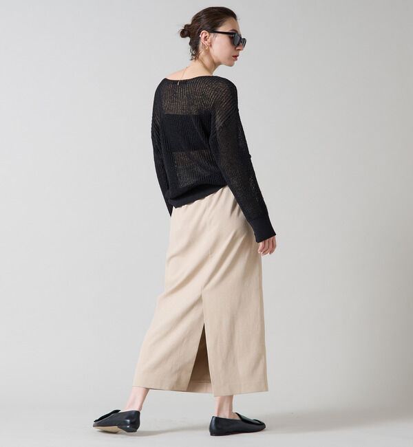 Liesse「ボートネックギマニット」|ニット・セーター|