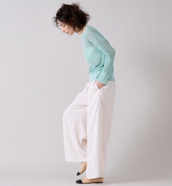 Liesse「ボートネックギマニット」|ニット・セーター|