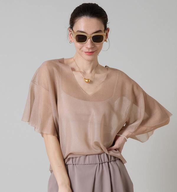 Liesse「袖フレアシアーニット」|ニット・セーター|