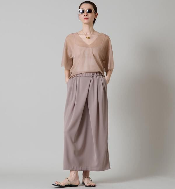 Liesse「袖フレアシアーニット」|ニット・セーター|