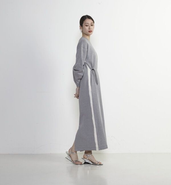 Soffitto「前ドローストリング配色ワンピース」|ワンピース|