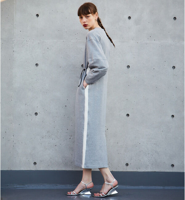 Soffitto「前ドローストリング配色ワンピース」|ワンピース|