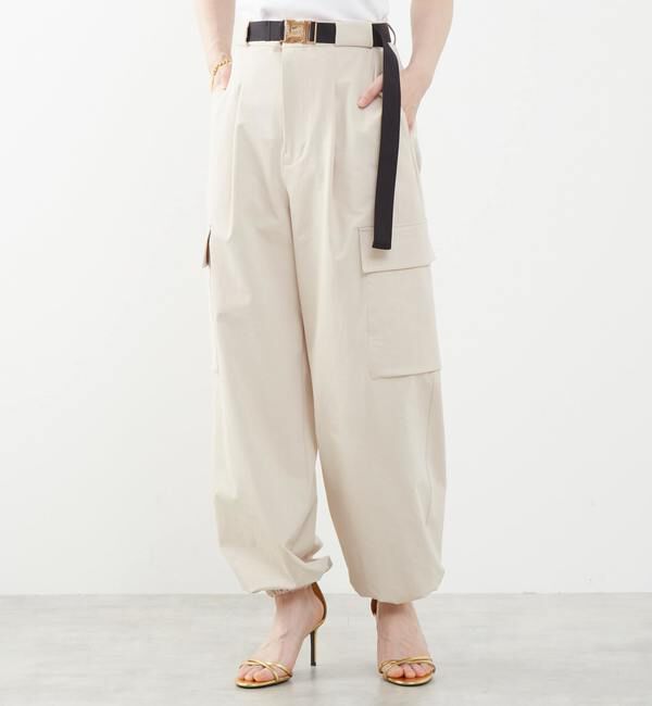 Soffitto「ドライストレッチカーゴパンツ」|カーゴ|ベージュ