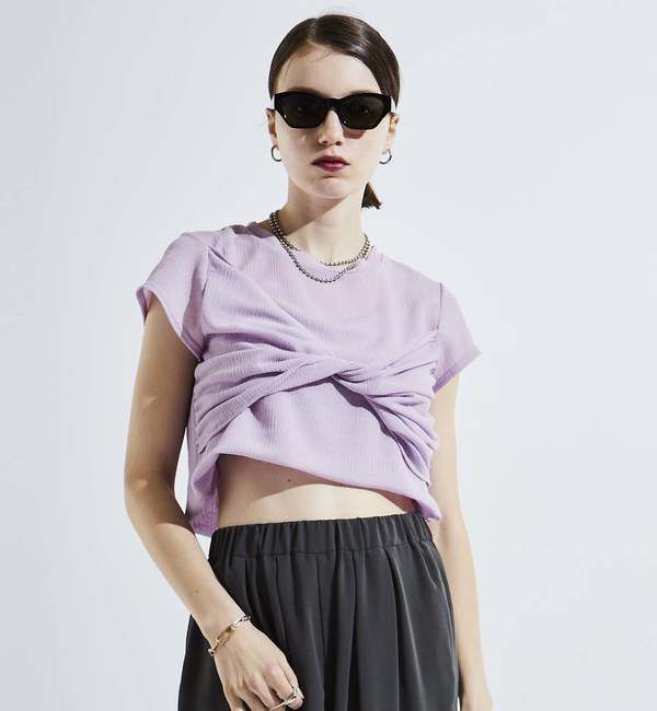 Soffitto「2WAYアレンジカットソー」|Tシャツ・カットソー|