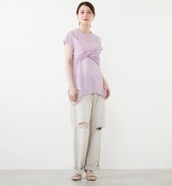 Soffitto「2WAYアレンジカットソー」|Tシャツ・カットソー|