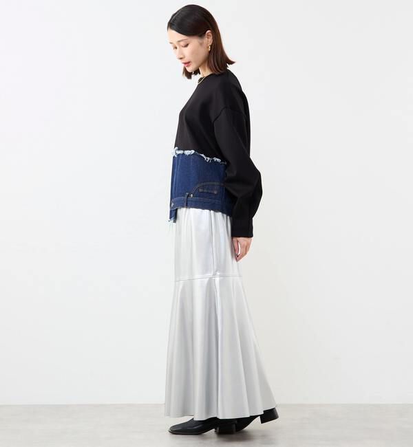 Soffitto「合成皮革ペンシルスカート」|スカート|