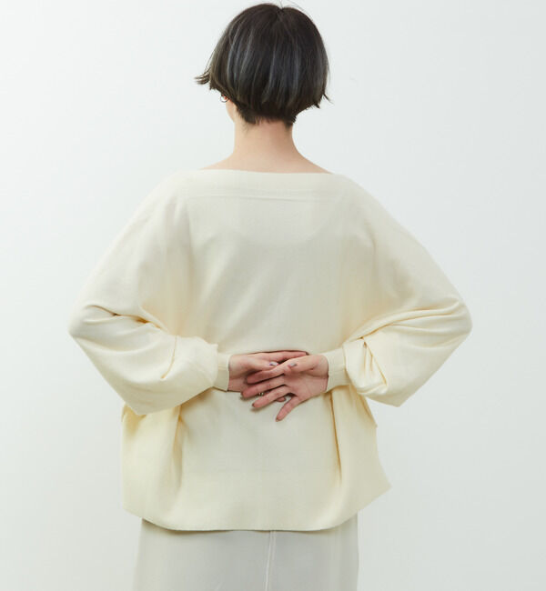 Soffitto「【nota della mano sinistra（ノータ デラ マノ シニストラ）】ドルマン2wayニットトップス」|ニット・セーター|