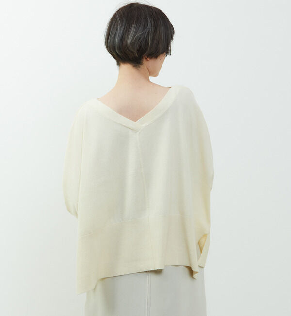 Soffitto「【nota della mano sinistra（ノータ デラ マノ シニストラ）】ドルマン2wayニットトップス」|ニット・セーター|