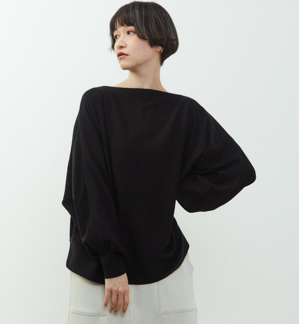 Soffitto「【nota della mano sinistra（ノータ デラ マノ シニストラ）】ドルマン2wayニットトップス」|ニット・セーター|