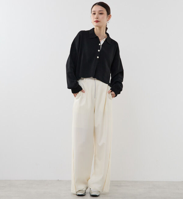 Soffitto「ポロ ニットプルオーバー」|ニット・セーター|