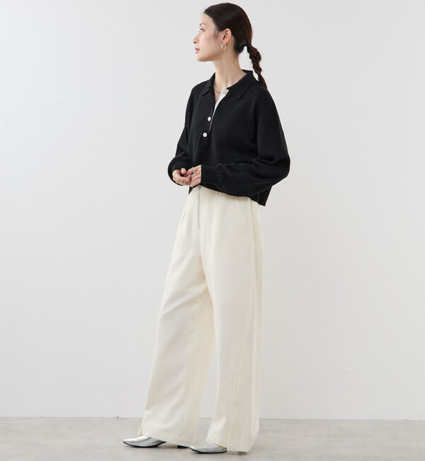 Soffitto「ポロ ニットプルオーバー」|ニット・セーター|