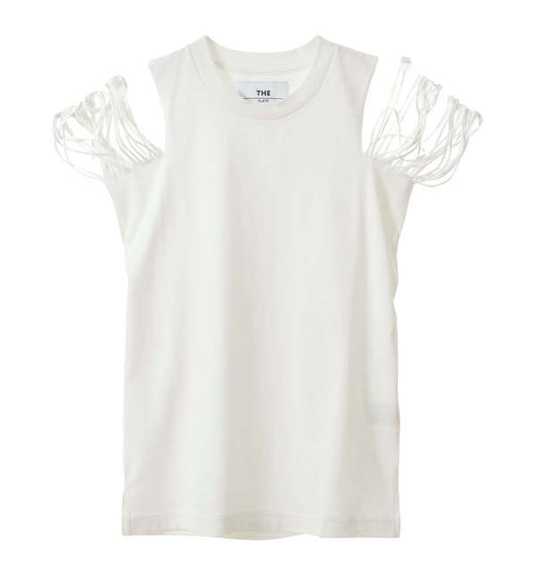 A_「【THE FLATS/ザフラッツ】CUT OFF SLEEV T」|Tシャツ・カットソー|