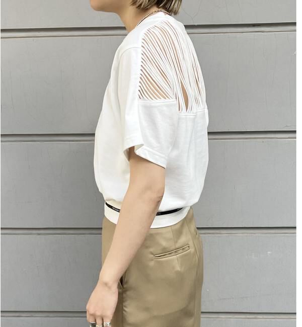 A_「【THE FLATS/ザフラッツ】CUT OFF BACK T-SHIRTS」|Tシャツ・カットソー|