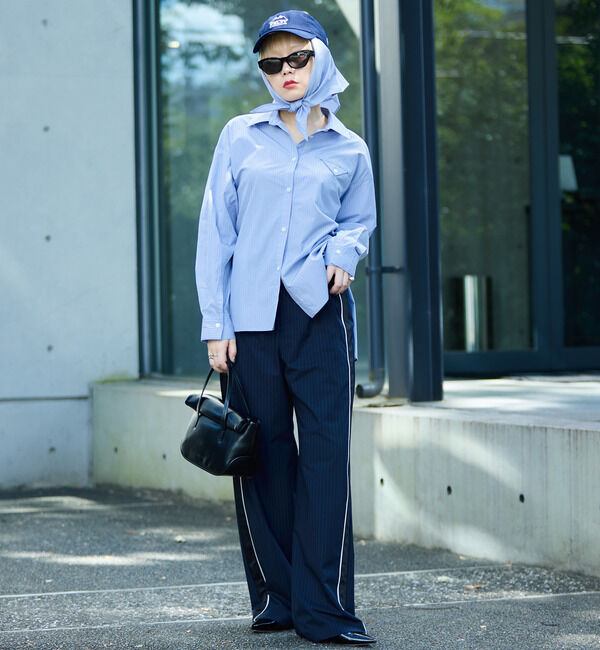 Soffitto「スカーフ付ビックシャツ」|シャツ・ブラウス|