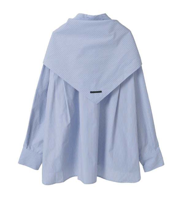 Soffitto「スカーフ付ビックシャツ」|シャツ・ブラウス|