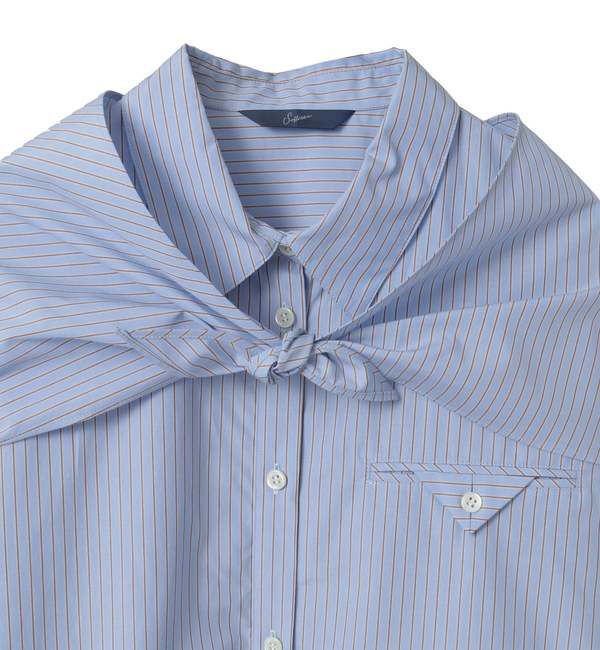 Soffitto「スカーフ付ビックシャツ」|シャツ・ブラウス|