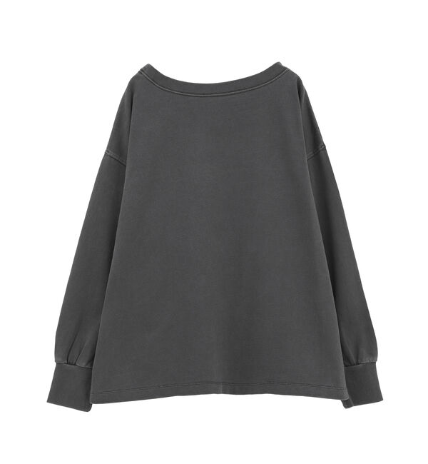 Soffitto「ボートネックピグメント染めプルオーバー」|Tシャツ・カットソー|