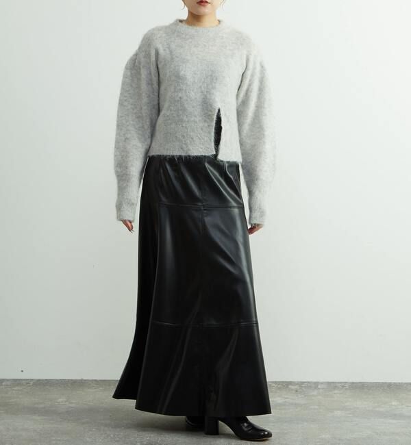 A_「【A_/エース】アルパカ混クルーネックニット」|ニット・セーター|