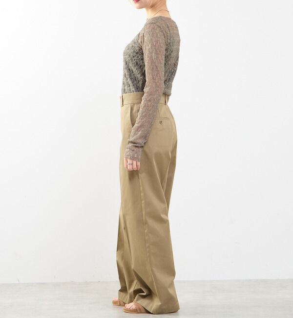 SOFFITTO「【A_/エース】ソフトラインチノパンツ」|チノ|