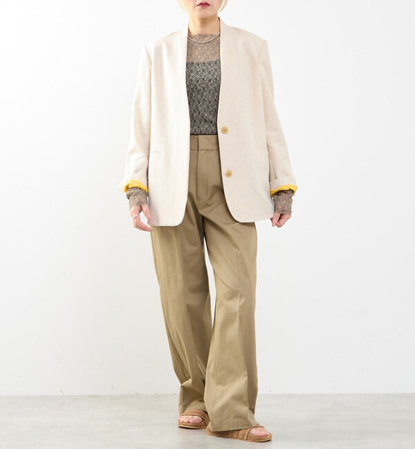 SOFFITTO「【A_/エース】ソフトラインチノパンツ」|チノ|