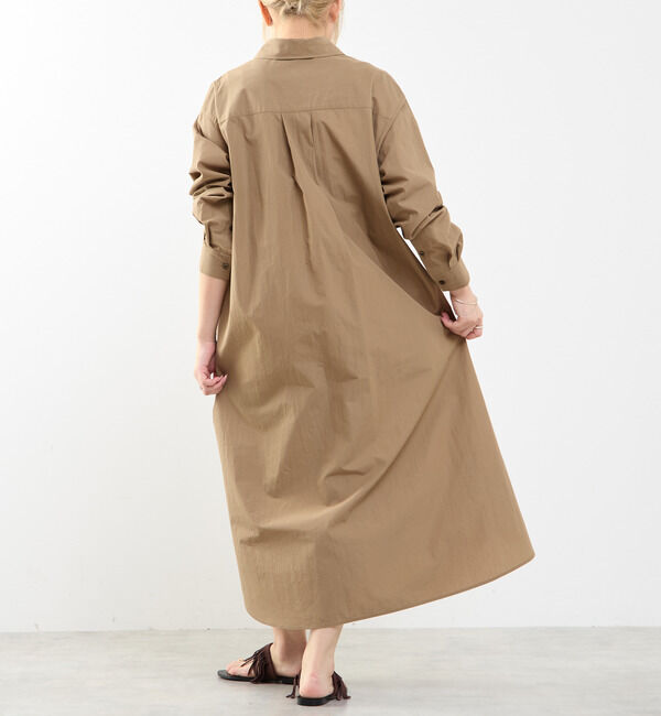 SOFFITTO「【A_/エース】こなれ感ロングシャツワンピース」|ワンピース|