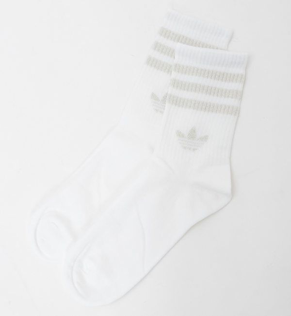 SOFFITTO「【adidas Originals/アディダスオリジナルス】STRIPES GLITTER CREW SOCKS 2 PAIRS」|ソックス|