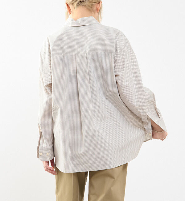 SOFFITTO「【A_/エース】チェック/ストライプポケットシャツ」|シャツ・ブラウス|