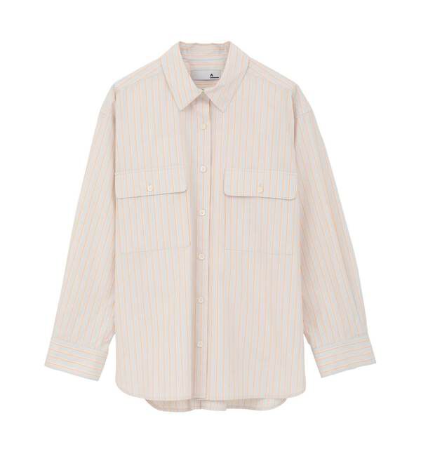 SOFFITTO「【A_/エース】チェック/ストライプポケットシャツ」|シャツ・ブラウス|