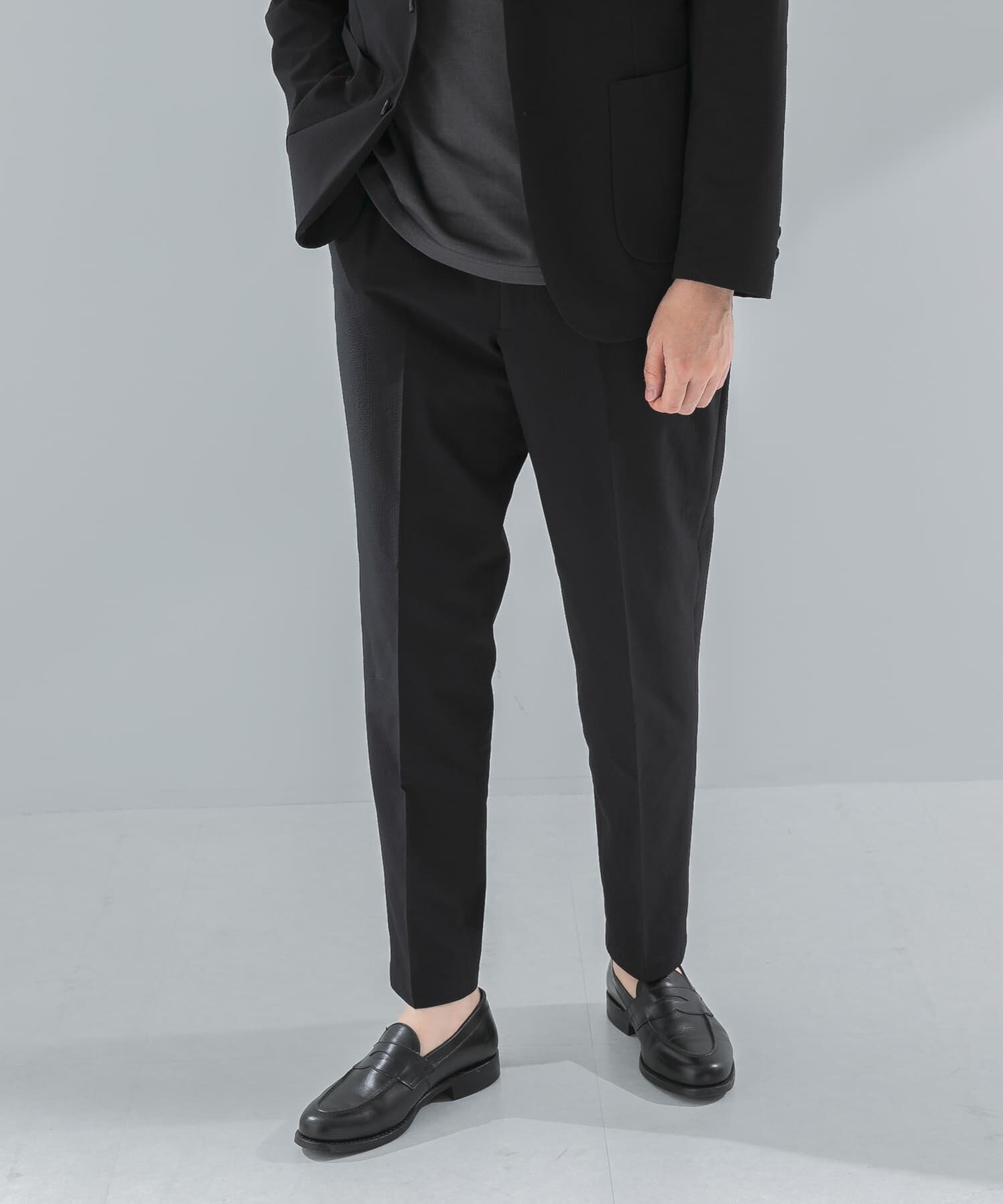 URBAN RESEARCH DOORS「『イージーケア』LIFE STYLE TAILOR　シアサッカーコンフォータブルパンツ」|スラックス|