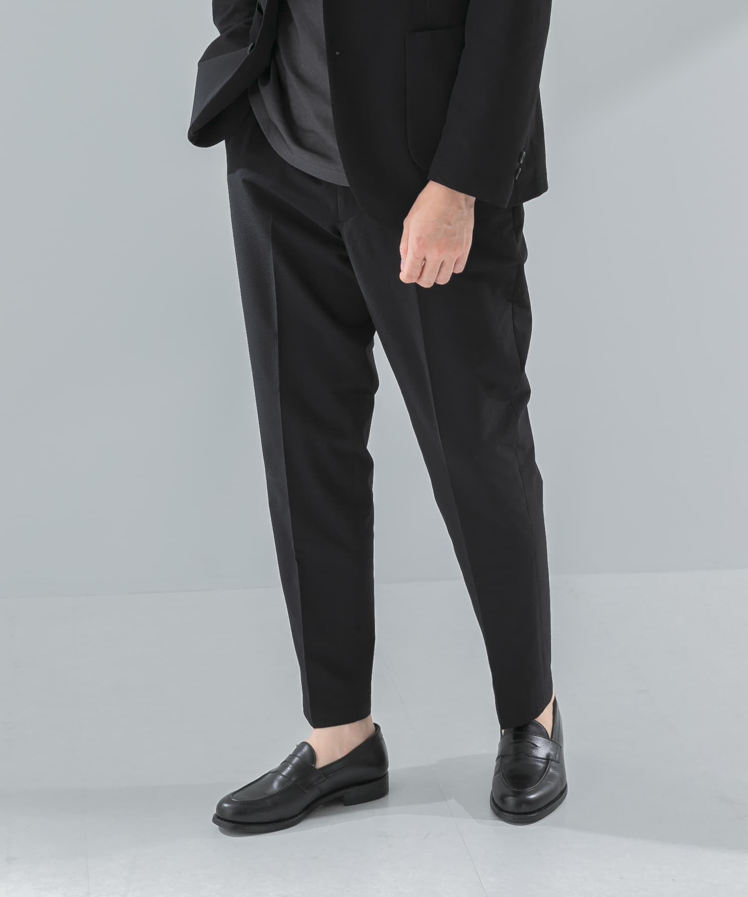 URBAN RESEARCH DOORS「『イージーケア』LIFE STYLE TAILOR　シアサッカーコンフォータブルパンツ」|スラックス|