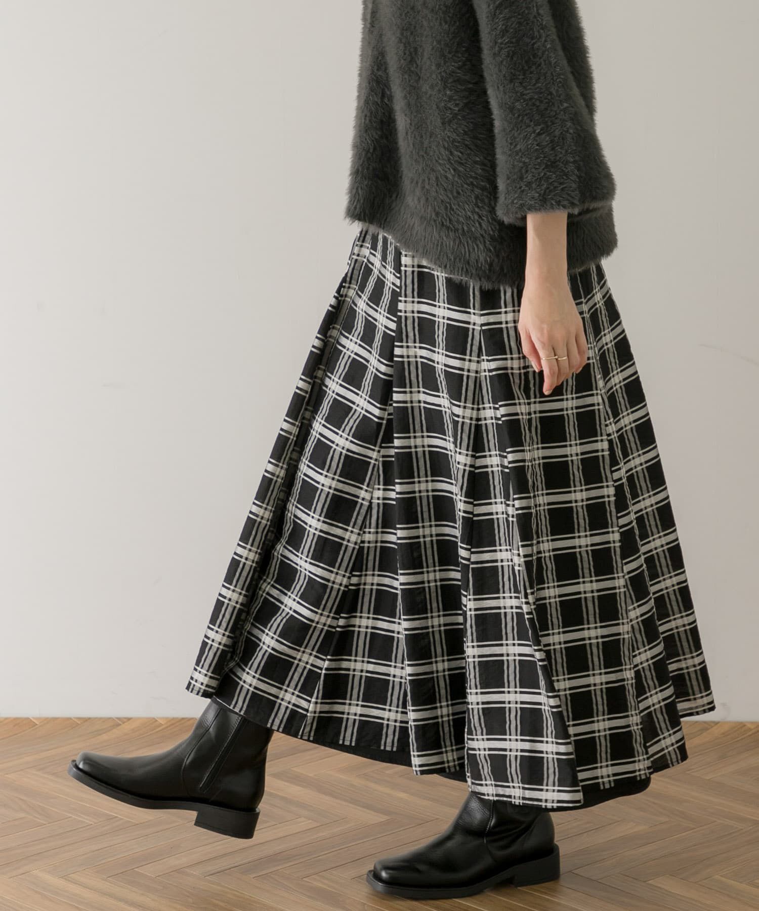 Sonny Label 「リバーシブルチェックスカート」|スカート|