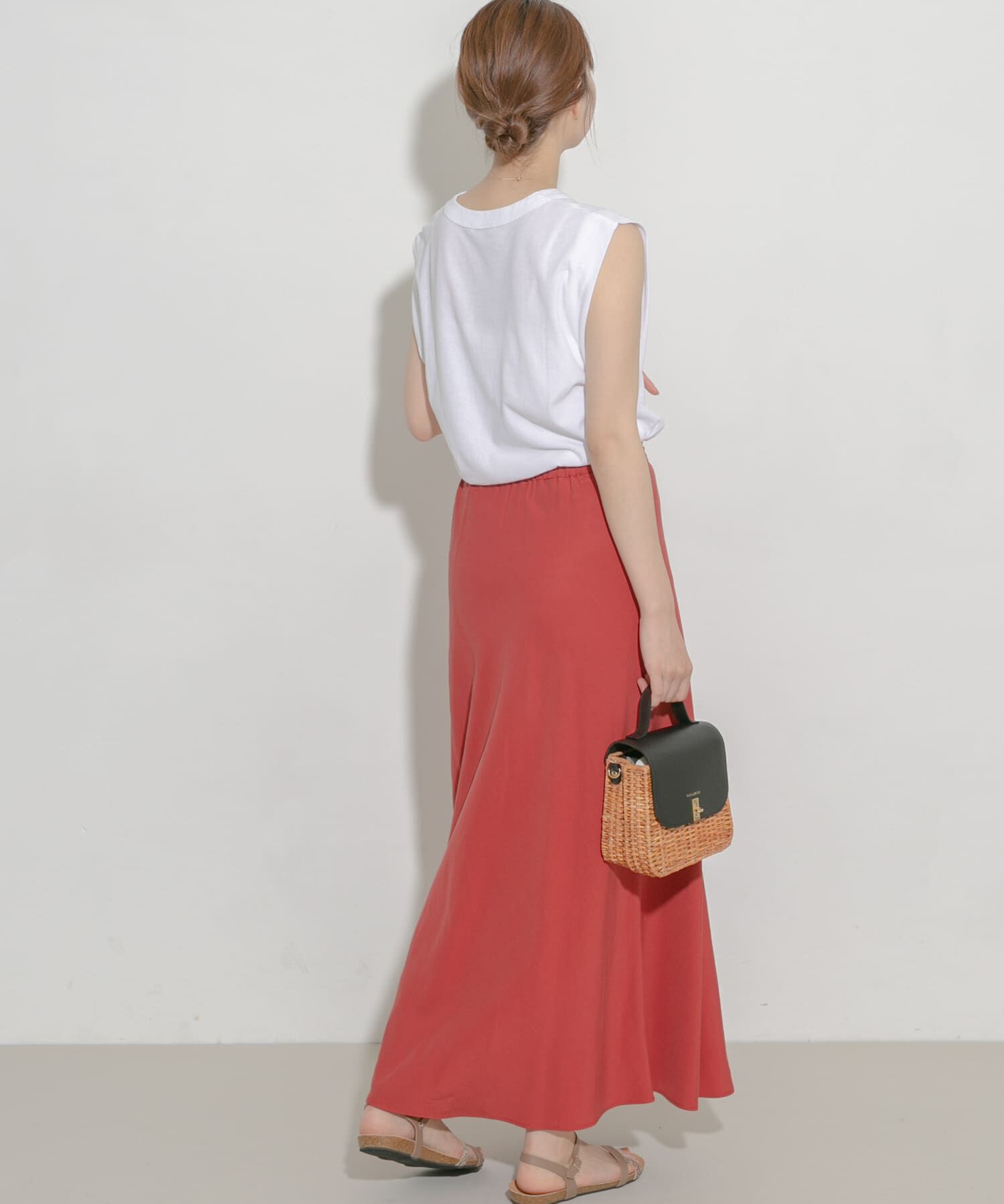 URBAN RESEARCH ROSSO「リネンフレアーナロースカート」|スカート|