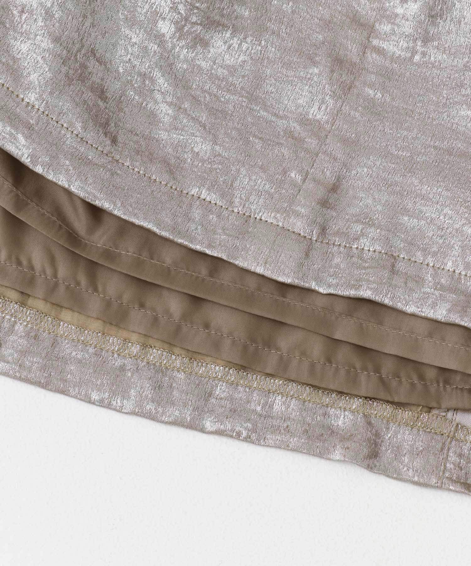 URBAN RESEARCH ROSSO「F by ROSSO　シャイニーフロントギャザータイトスカート」|スカート|