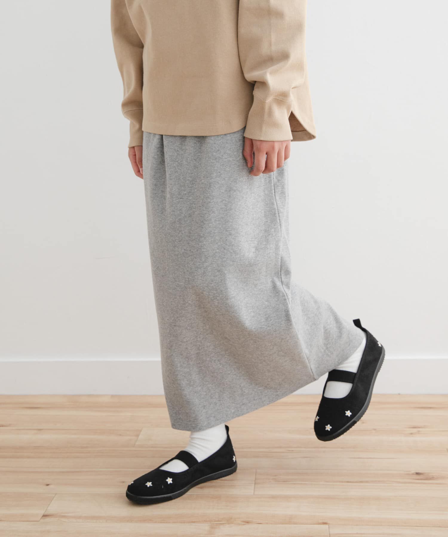 URBAN RESEARCH DOORS「『WEB/一部店舗限定』リブタイトスカート(KIDS)」|その他|グレー系その他