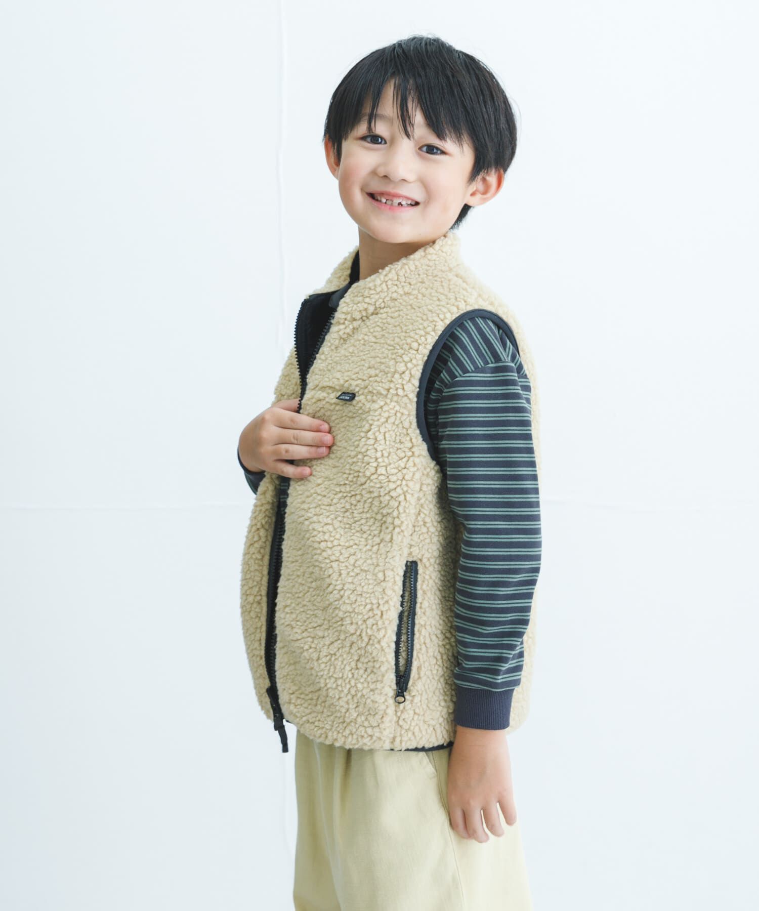 URBAN RESEARCH DOORS「リバーシブルボアベスト(KIDS)」|その他|