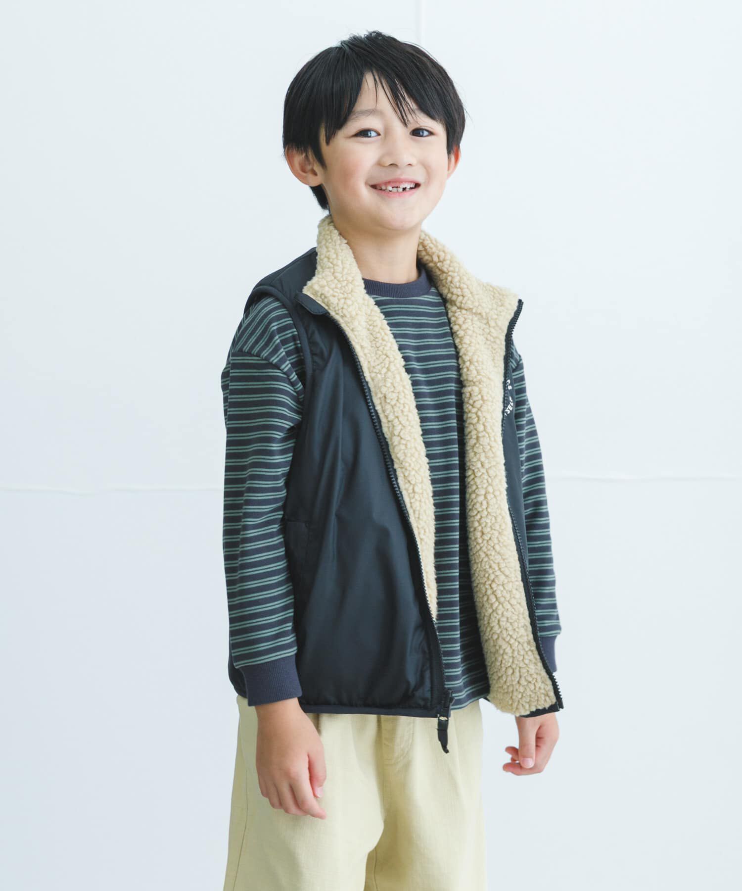 URBAN RESEARCH DOORS「リバーシブルボアベスト(KIDS)」|その他|