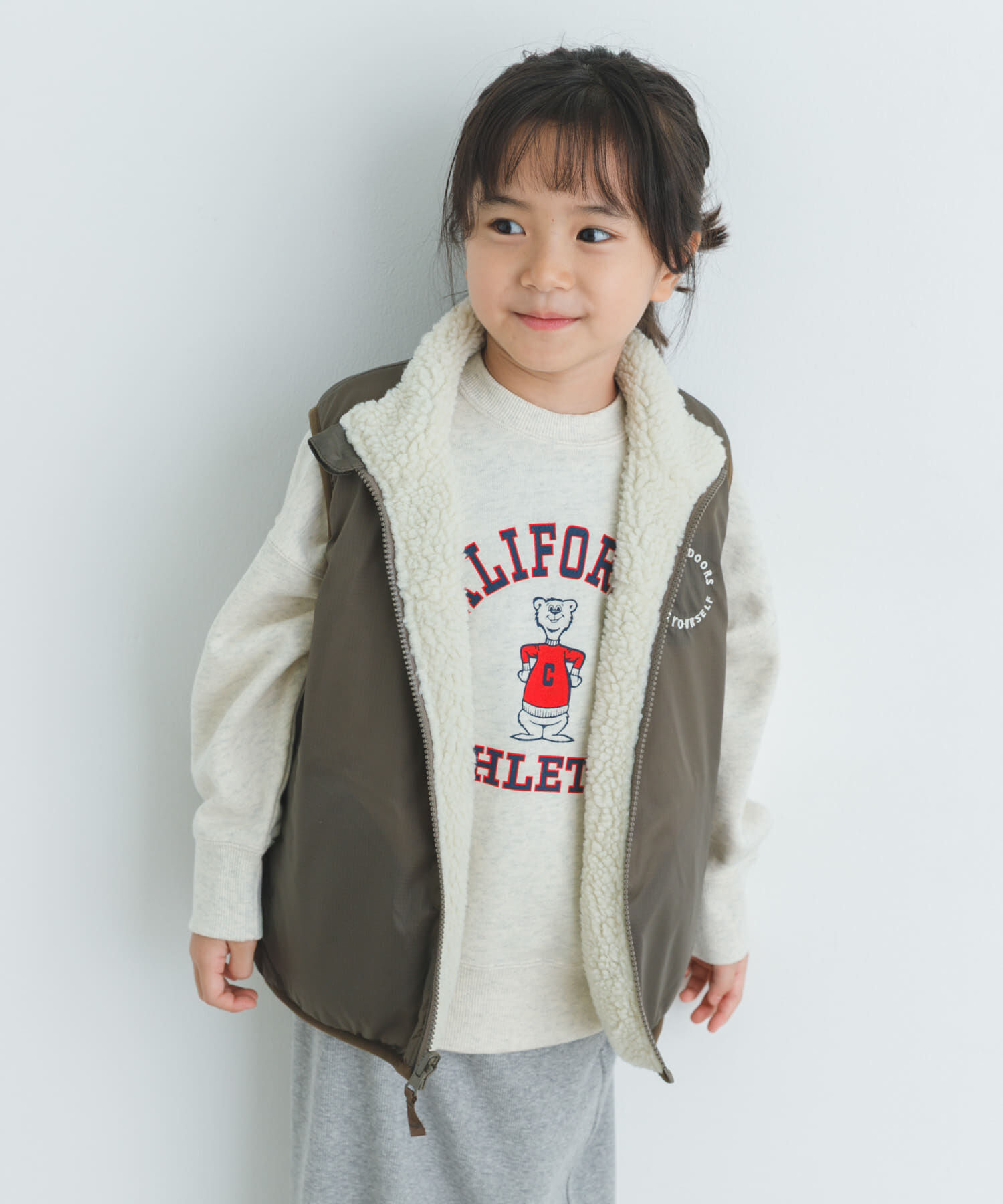 URBAN RESEARCH DOORS「リバーシブルボアベスト(KIDS)」|その他|