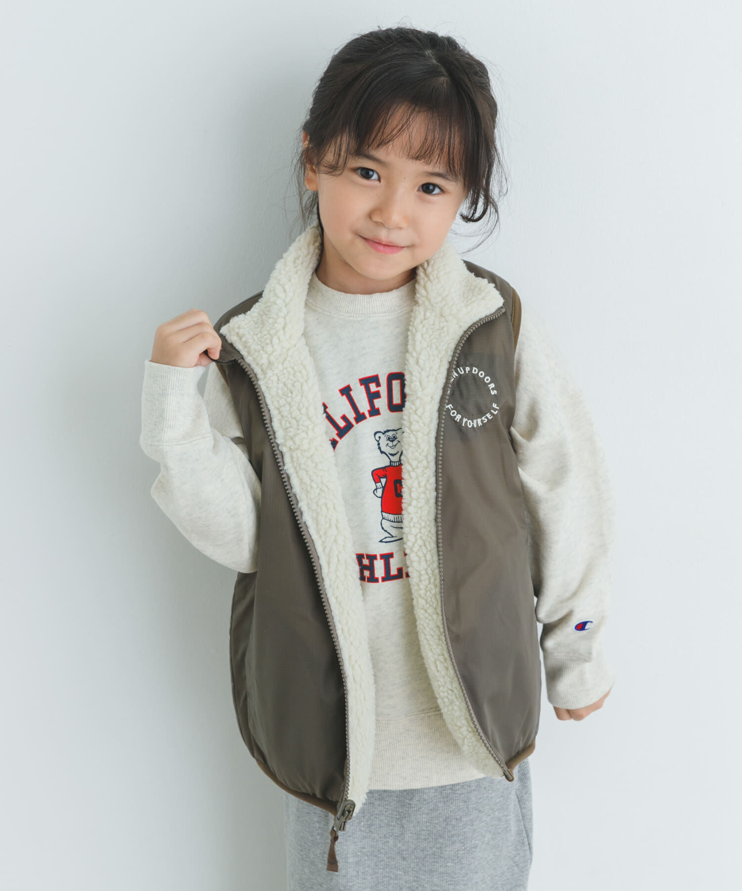 URBAN RESEARCH DOORS「リバーシブルボアベスト(KIDS)」|その他|