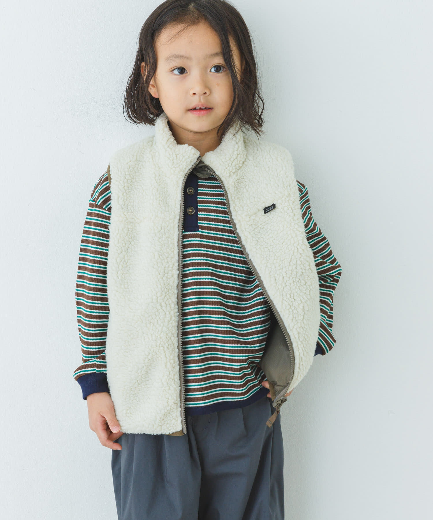 URBAN RESEARCH DOORS「リバーシブルボアベスト(KIDS)」|その他|