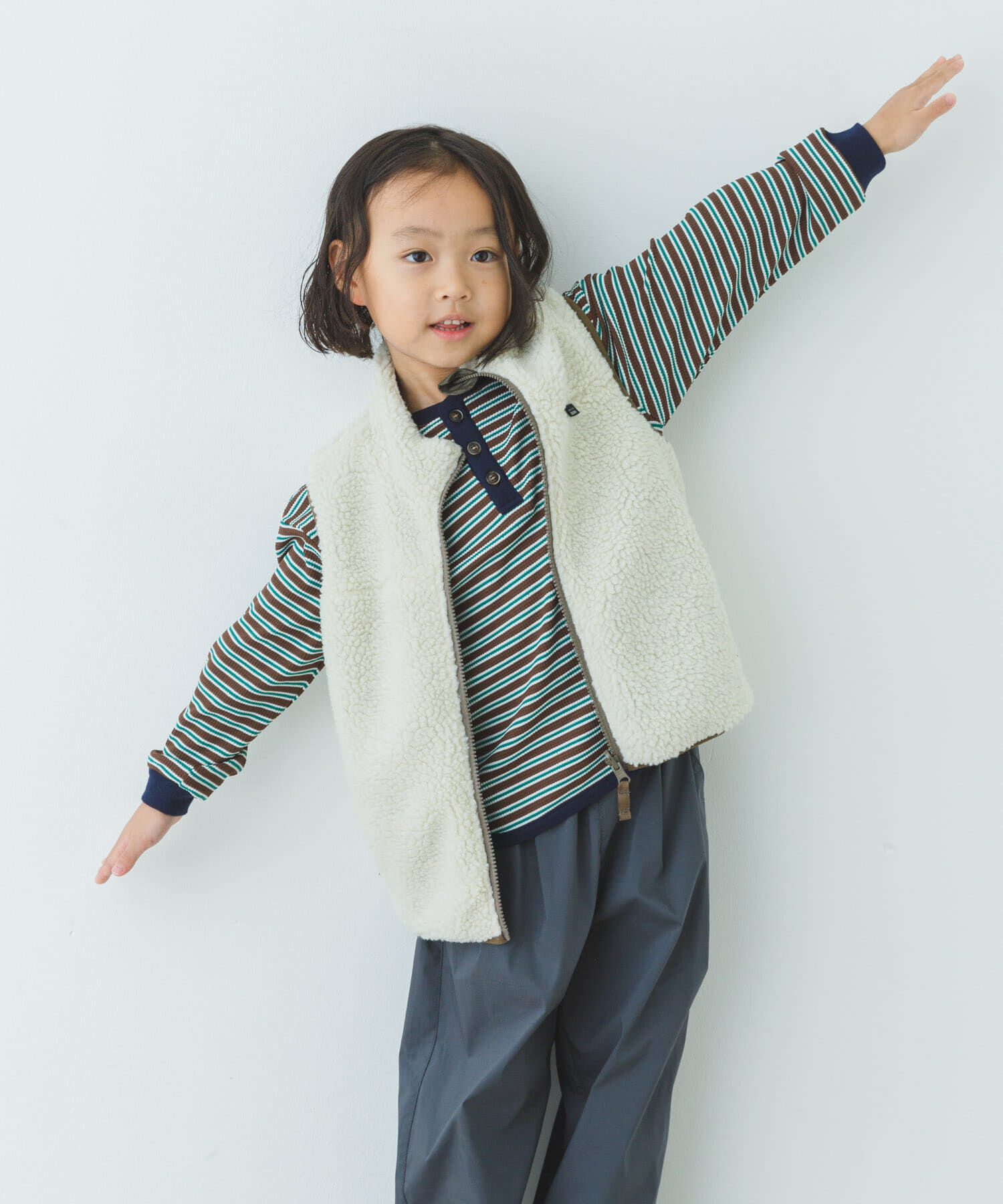 URBAN RESEARCH DOORS「リバーシブルボアベスト(KIDS)」|その他|