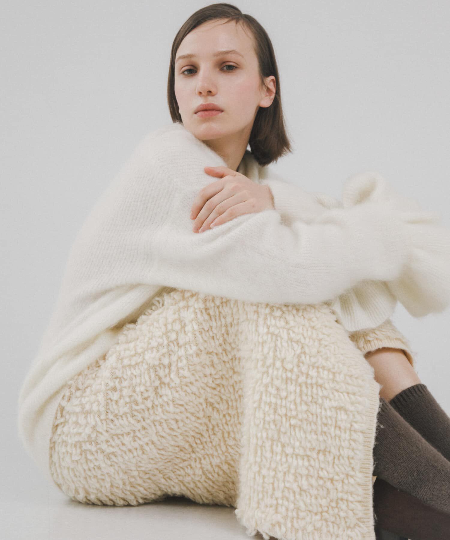 LAATO「mokomoko skirt」|スカート|