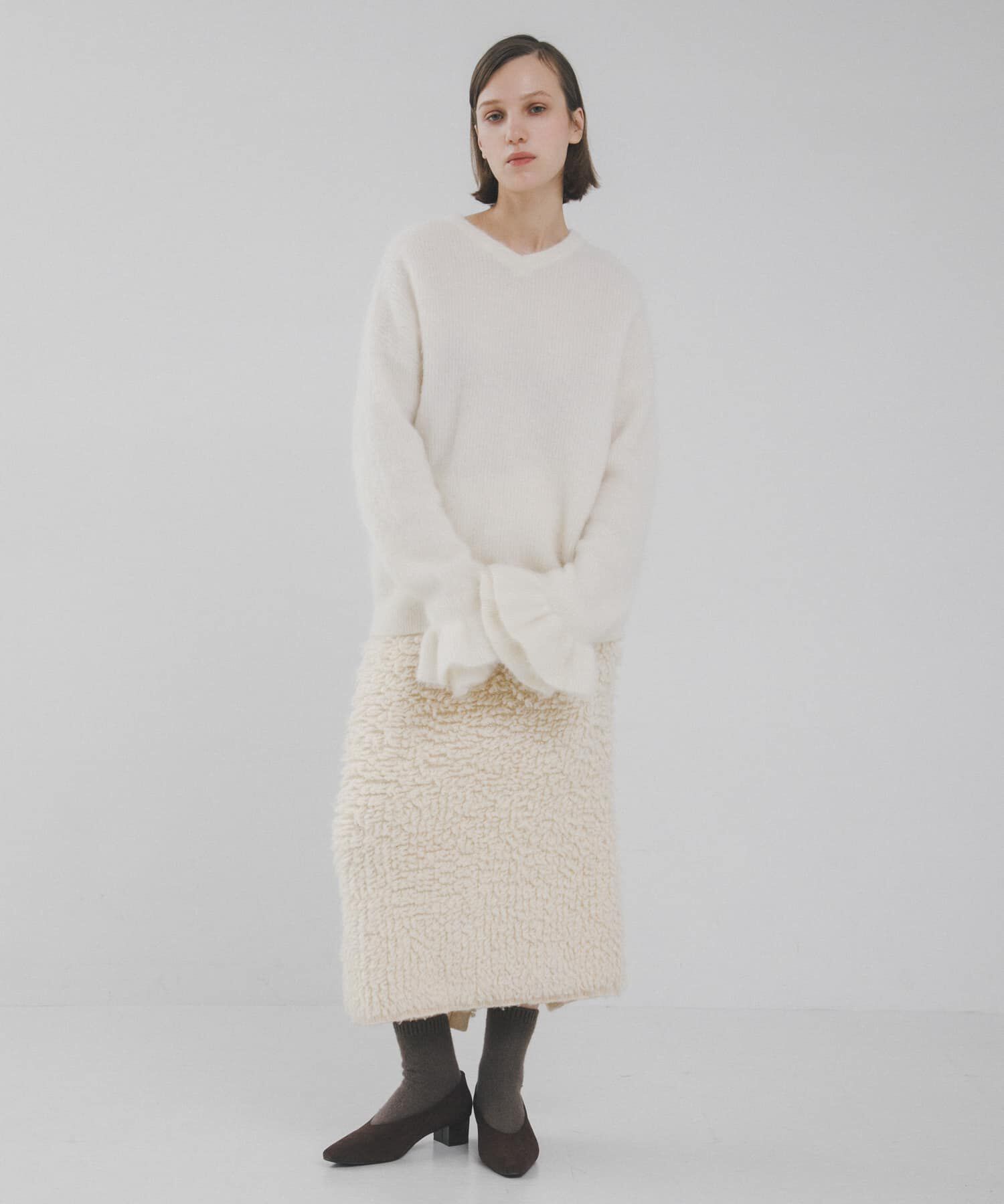 LAATO「mokomoko skirt」|スカート|