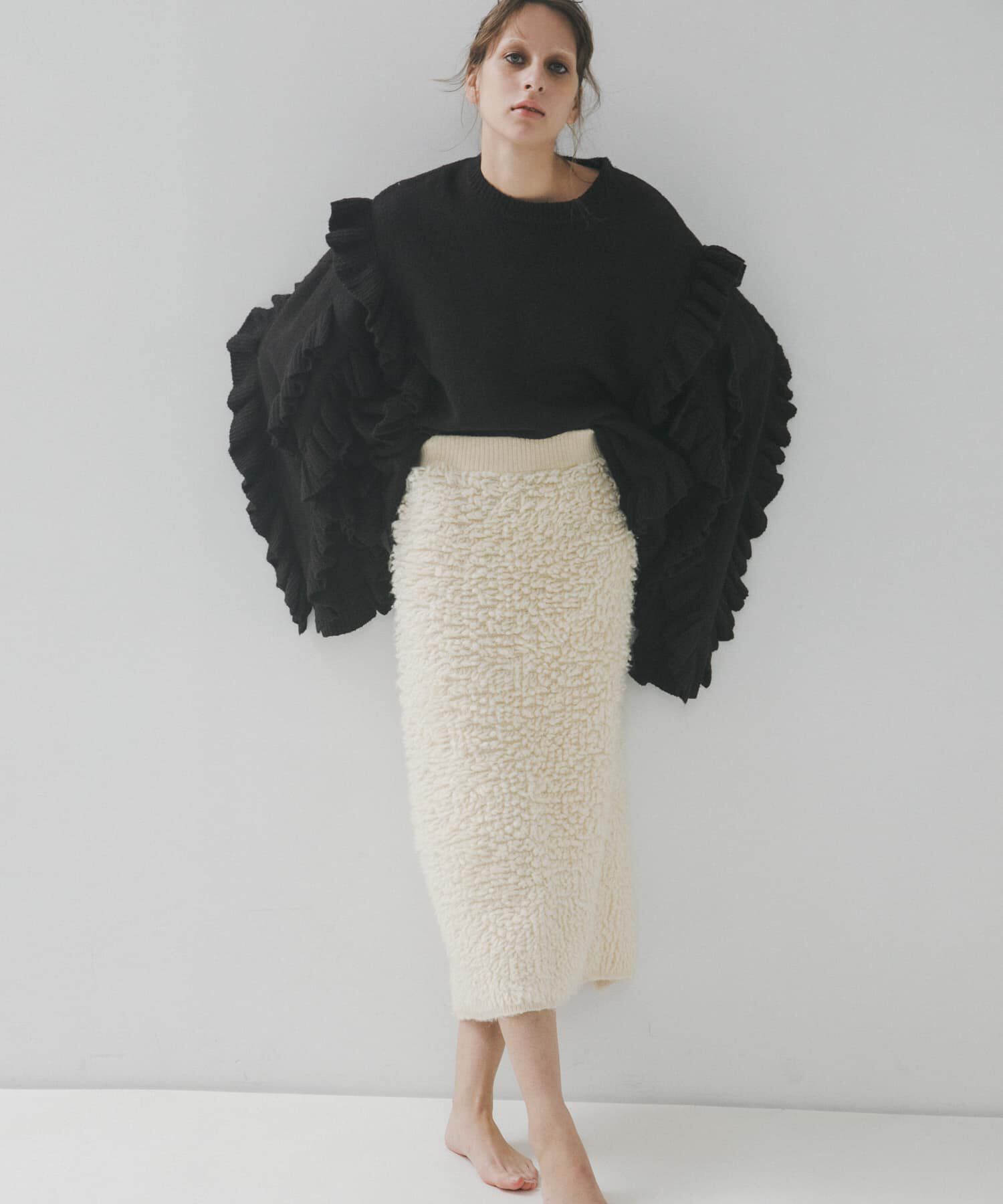 LAATO「mokomoko skirt」|スカート|