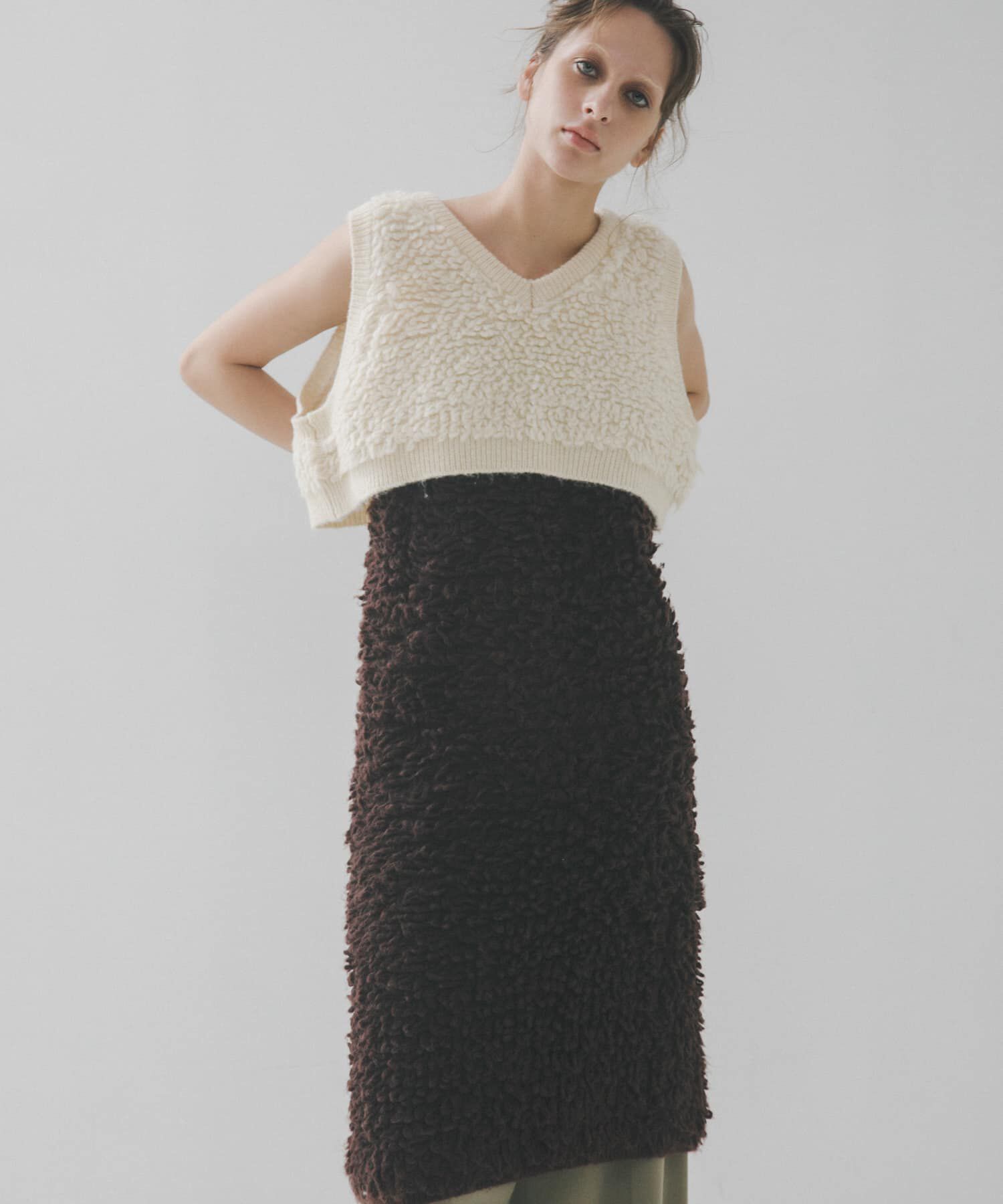 LAATO「mokomoko skirt」|スカート|