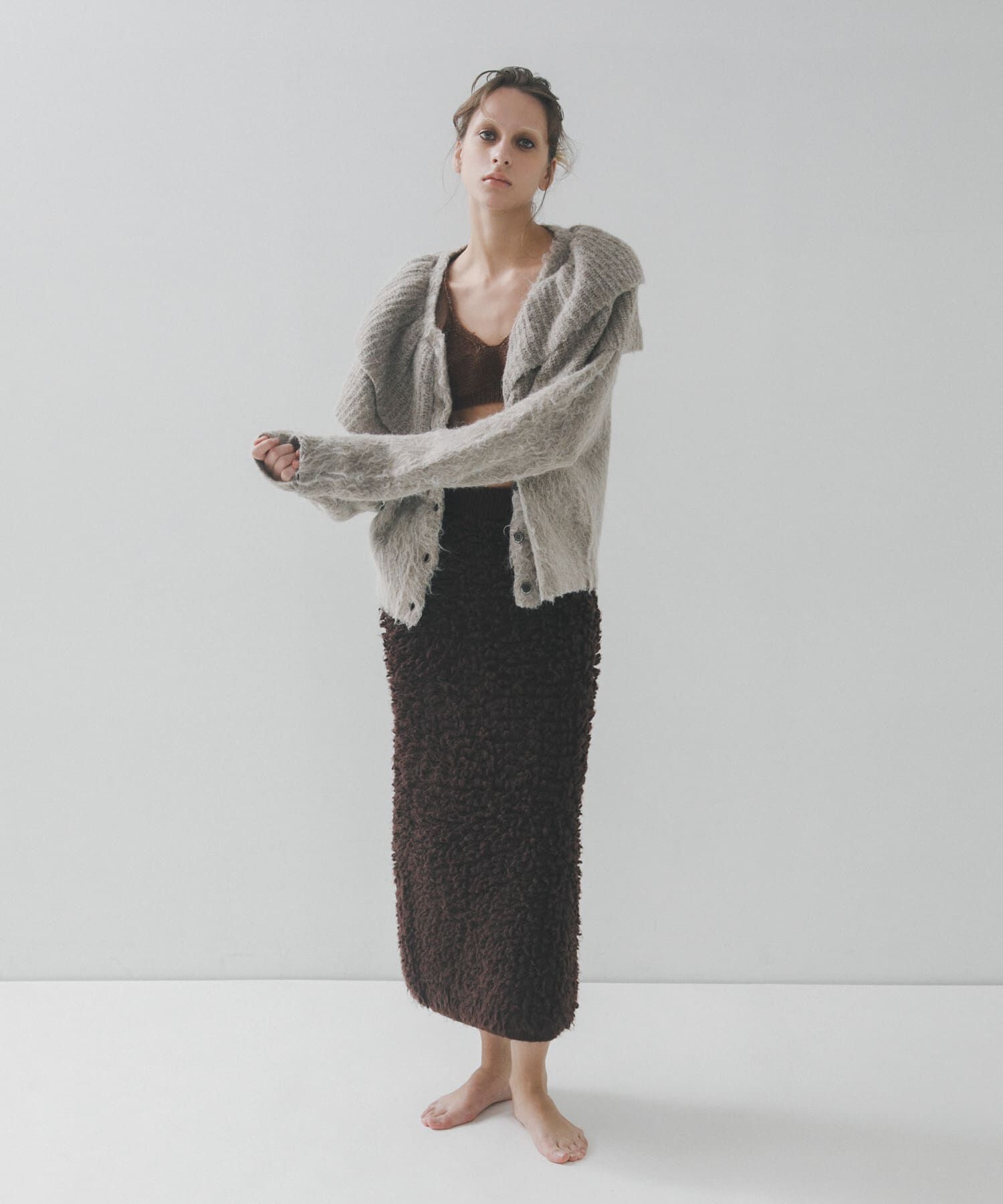 LAATO「mokomoko skirt」|スカート|