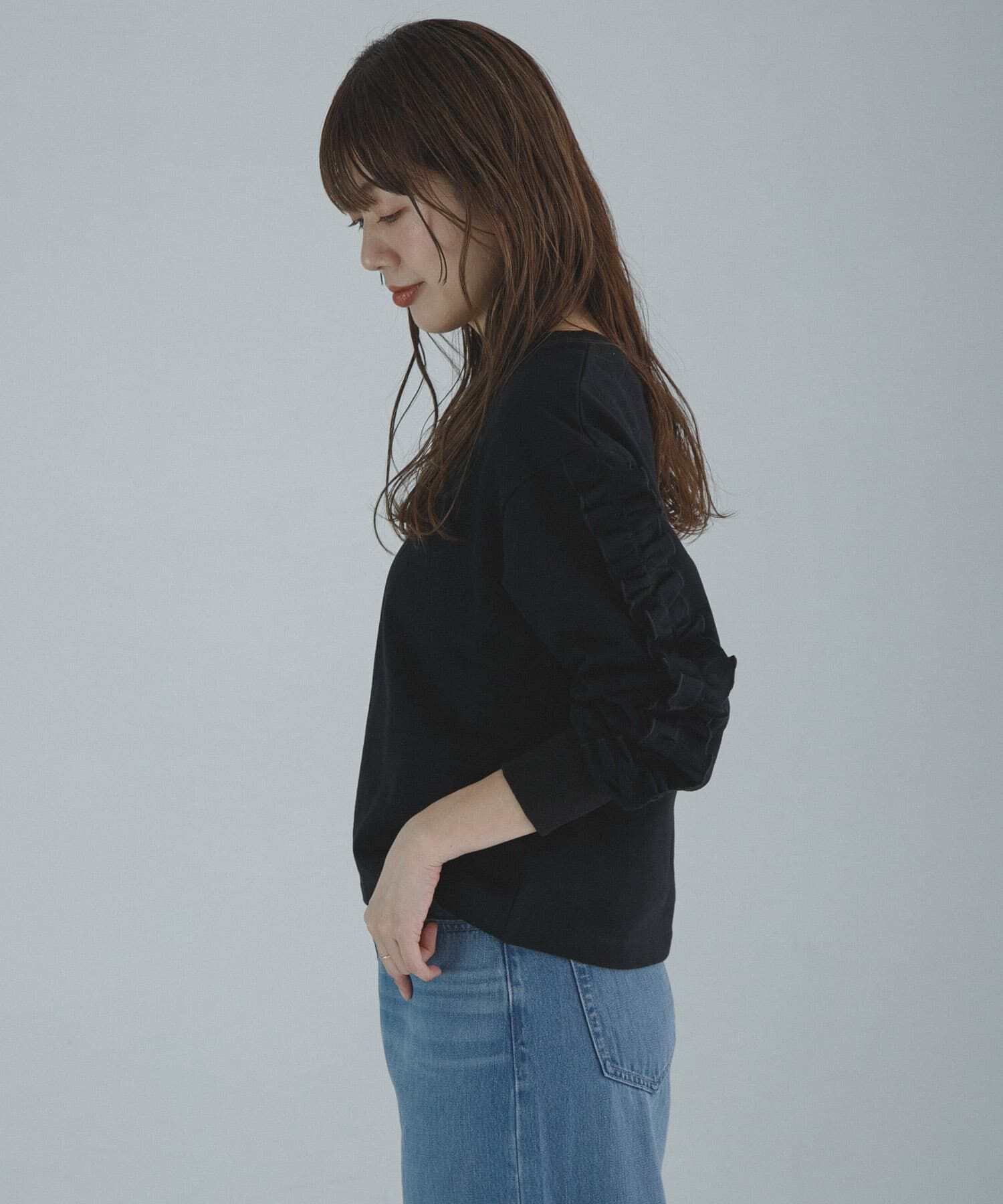 Sonny Label 「『WEB限定』フリルスリーブスウェットプルオーバー」|スウェット・ジャージ|