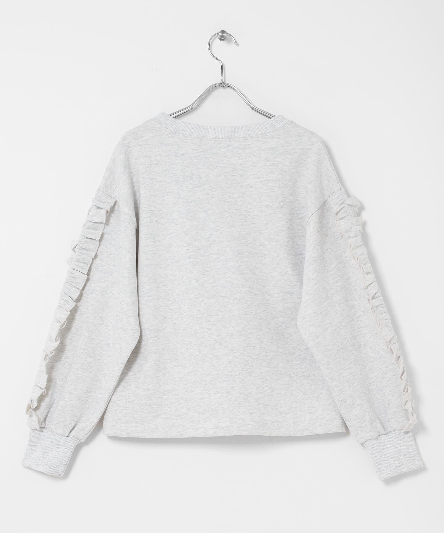 Sonny Label 「『WEB限定』フリルスリーブスウェットプルオーバー」|スウェット・ジャージ|