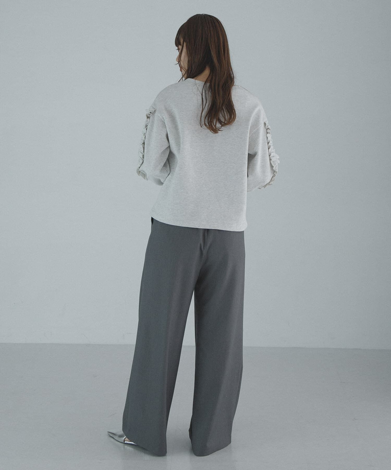 Sonny Label 「『WEB限定』フリルスリーブスウェットプルオーバー」|スウェット・ジャージ|