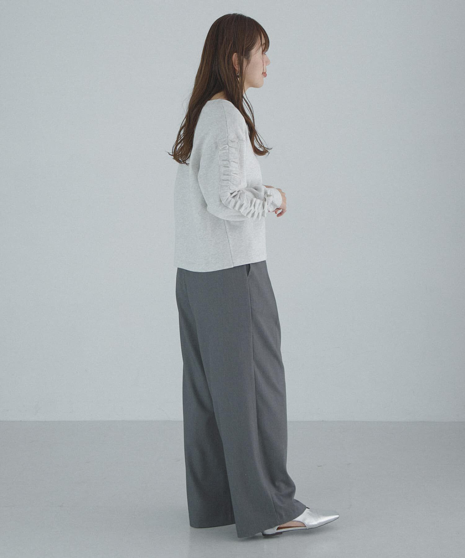 Sonny Label 「『WEB限定』フリルスリーブスウェットプルオーバー」|スウェット・ジャージ|